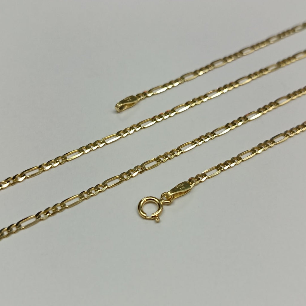 CADENAS CARTIER 3*1 AMARILLA ORO 14K 3.6 (NUEVO)