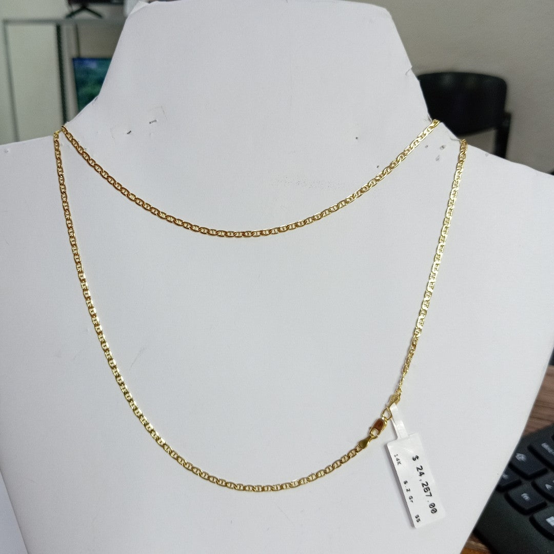 CADENAS GUCHI ORO 14K 6.2 (NUEVO)