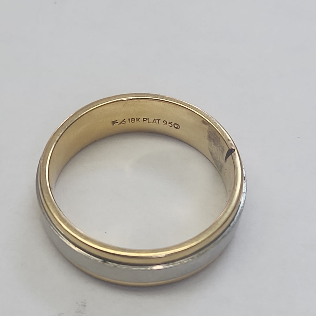 ARGOLLA ORO,ORO COMBINADO 18 K 8,00 GRMS (SEMINUEVO)