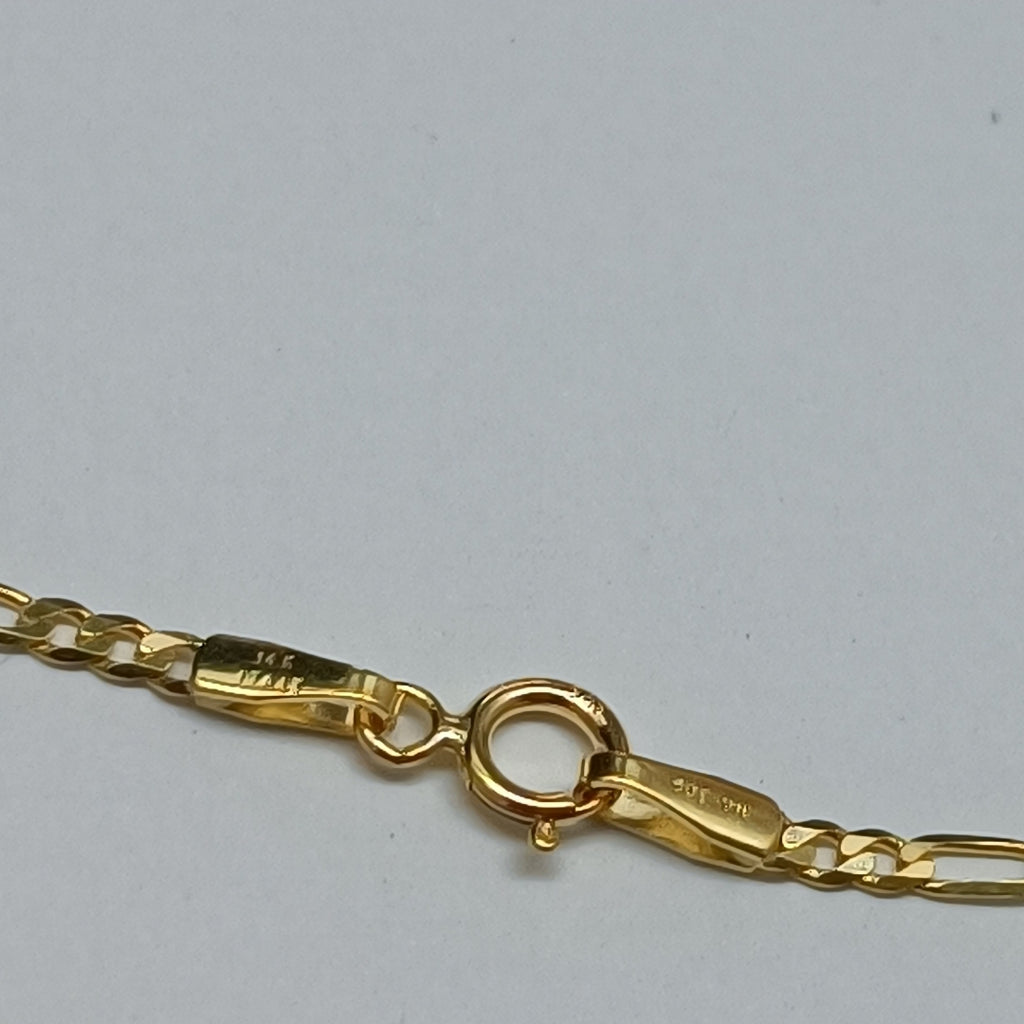 CADENAS CARTIER 3*1 AMARILLA ORO 14K 3.6 (NUEVO)