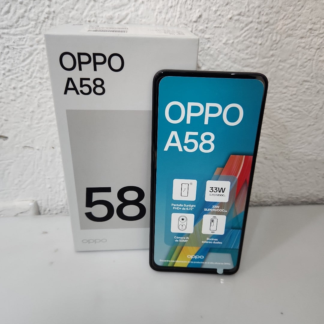 CELULAR OPPO  A58 CPH2577 (2023) 256 GB 8 GB RAM (SEMINUEVO)