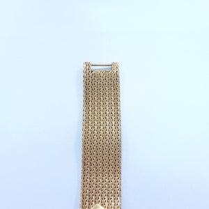 RELOJ CAJA ACERO PULSO ORO. ORO. 18 K 66.5 GRMS (SEMINUEVO)