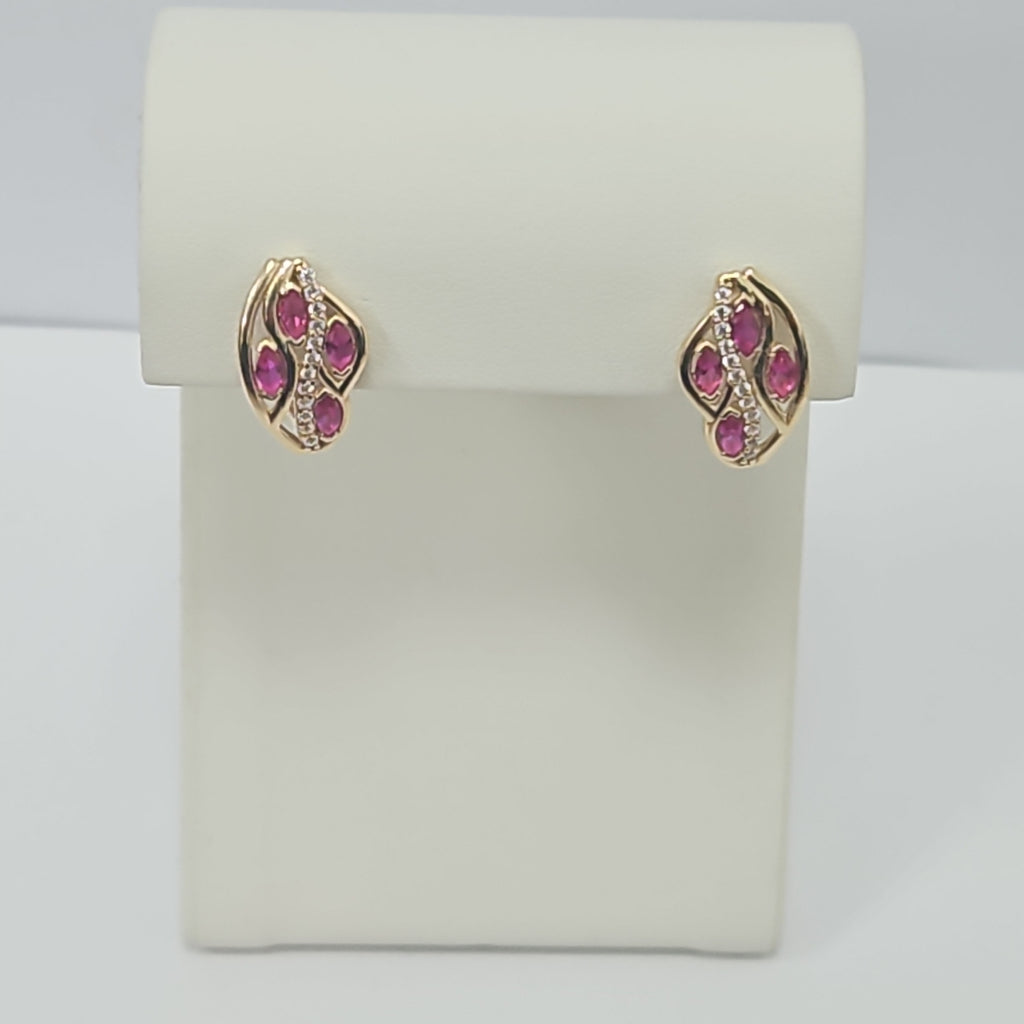 BROQUELES ORO 14K 3.9 (NUEVO)