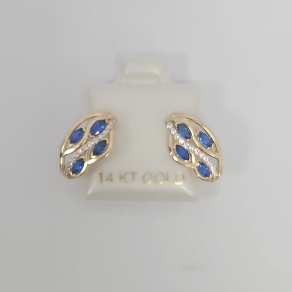 BROQUELES ORO 14K 3.7 (NUEVO)