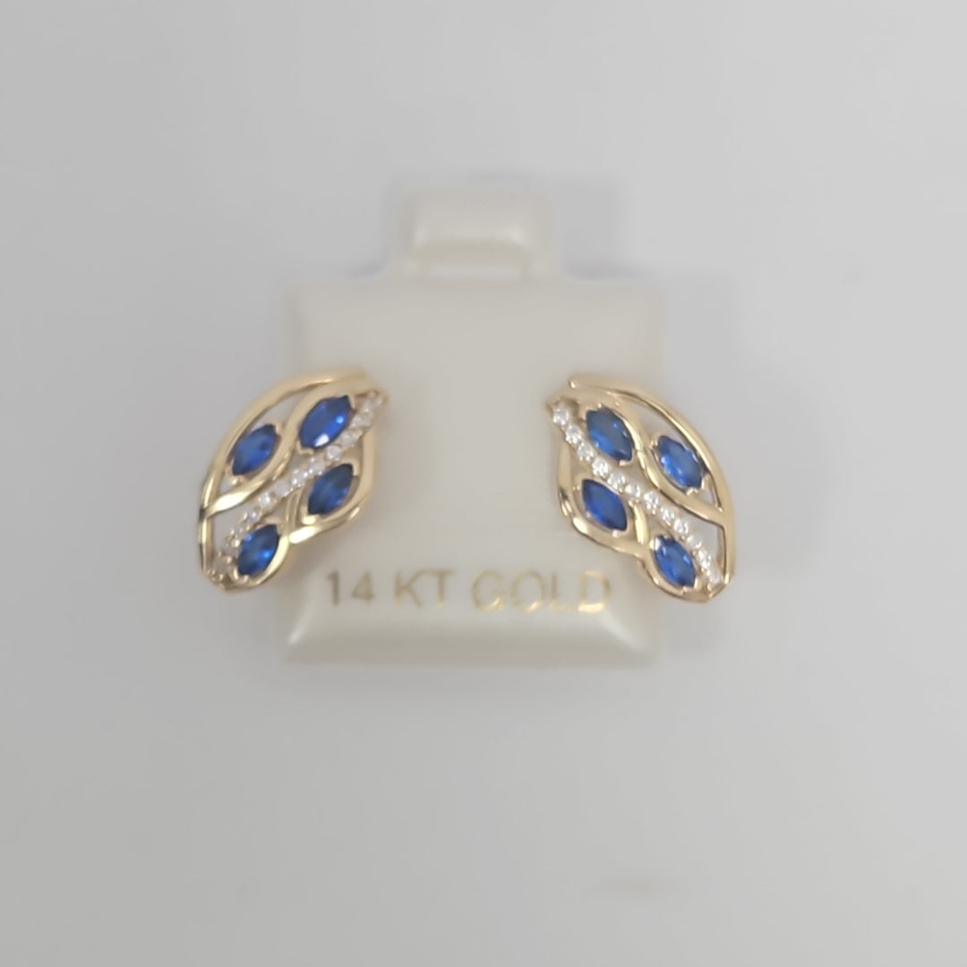 BROQUELES ORO 14K 3.7 (NUEVO)