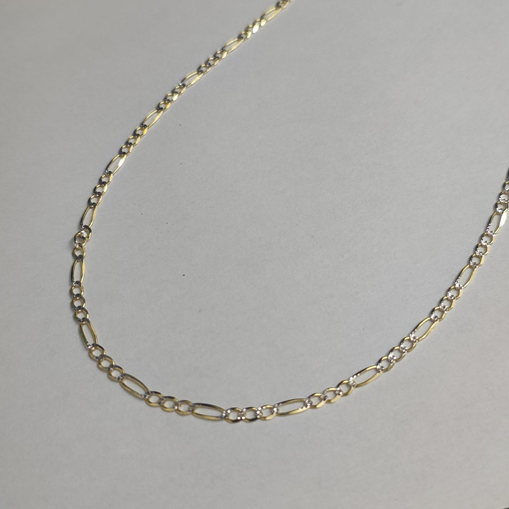 CADENAS CARTIER 3*1 DIAMANTADA ORO 14K 7.9 (NUEVO)