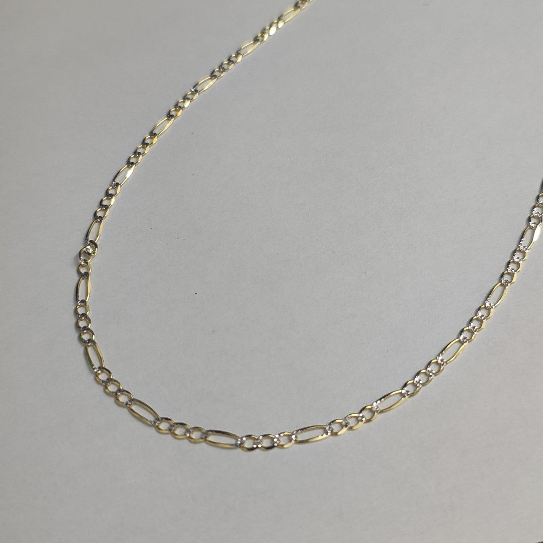 CADENAS CARTIER 3*1 DIAMANTADA ORO 14K 7.9 (NUEVO)