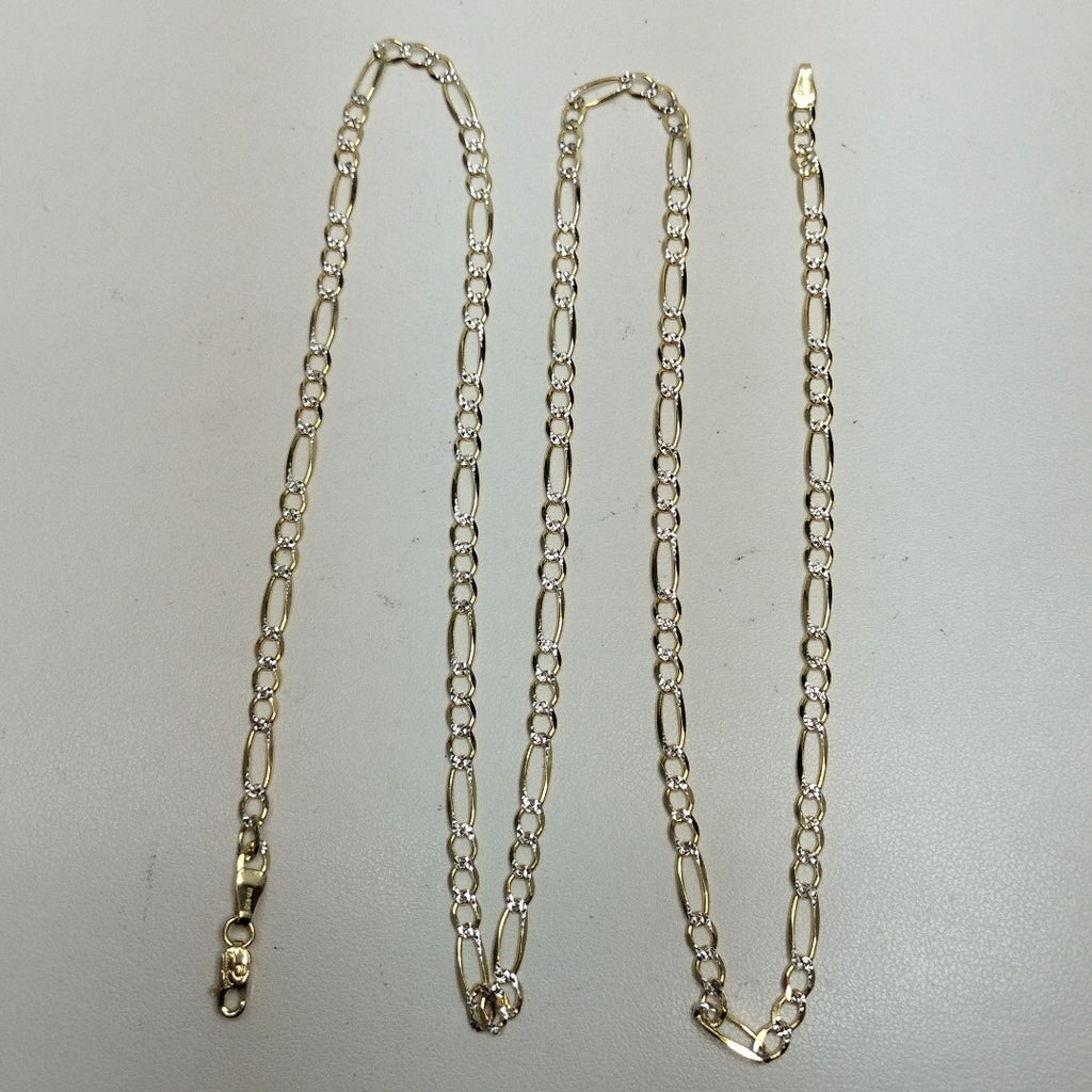 CADENAS CARTIER 3*1 DIAMANTADA ORO 14K 8.6 (NUEVO)