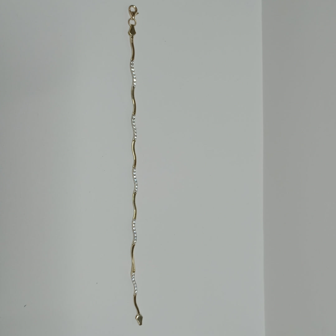 PULSERAS DAMA ORO 14K 3.6 (NUEVO)