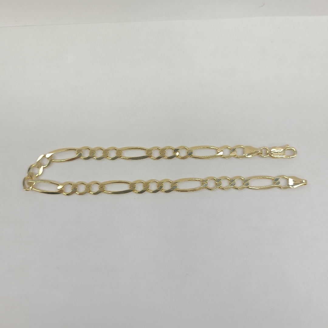 PULSERAS CABALLERO CARTIER 3*1 AMARILLA ORO 14K 6.4 (NUEVO)