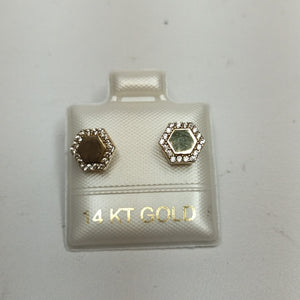 BROQUELES ORO 14K 1.5 (NUEVO)