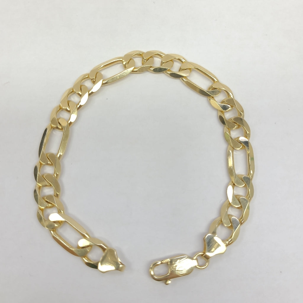 PULSERAS CABALLERO CARTIER 3*1 AMARILLA ORO 14K 26.1 (NUEVO)