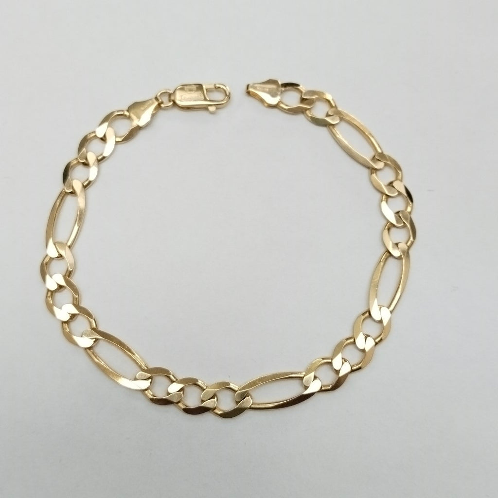PULSERAS CABALLERO CARTIER 3*1 AMARILLA ORO 14K 11.7 (NUEVO)