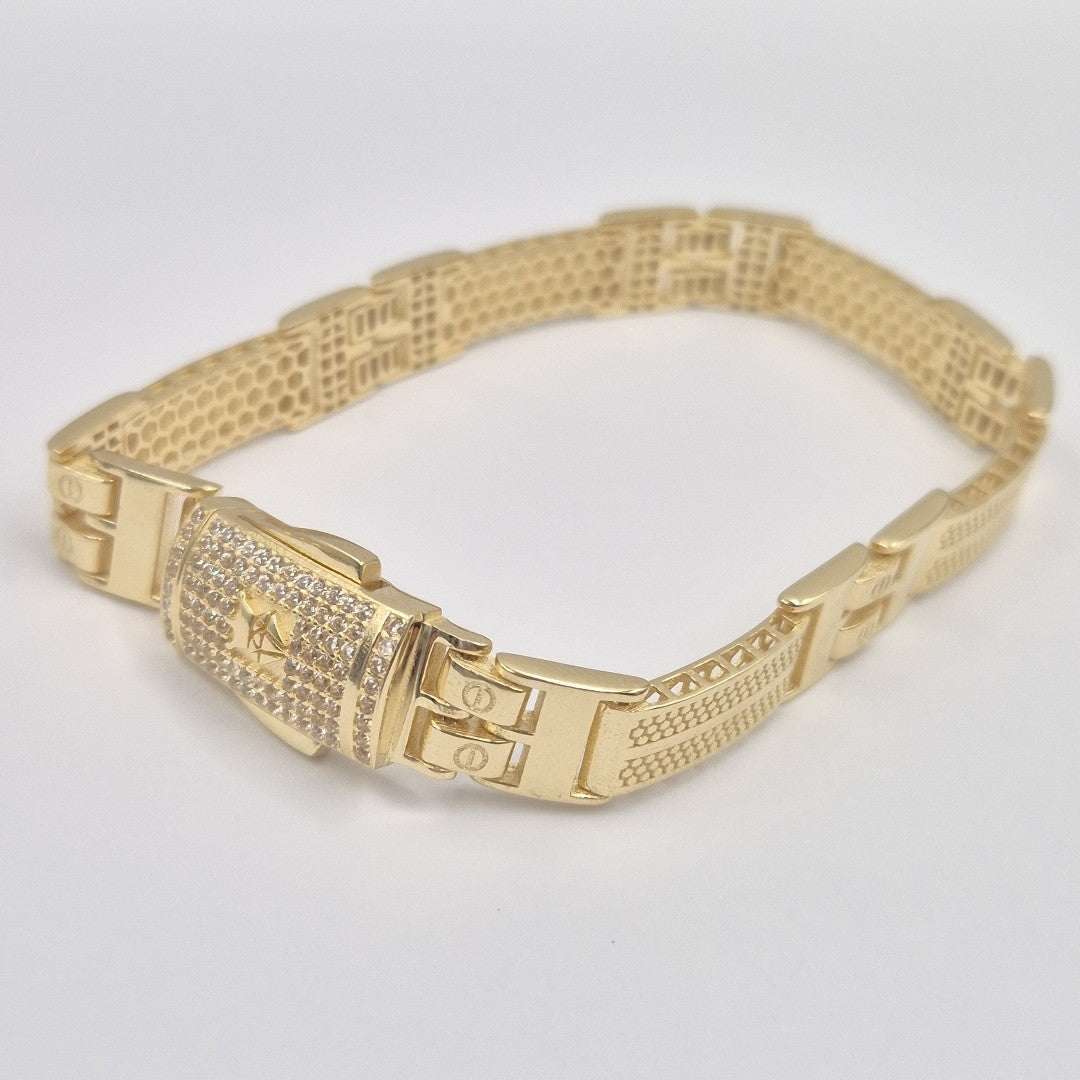 PULSERAS CABALLERO ORO 14K 25.4 (NUEVO)