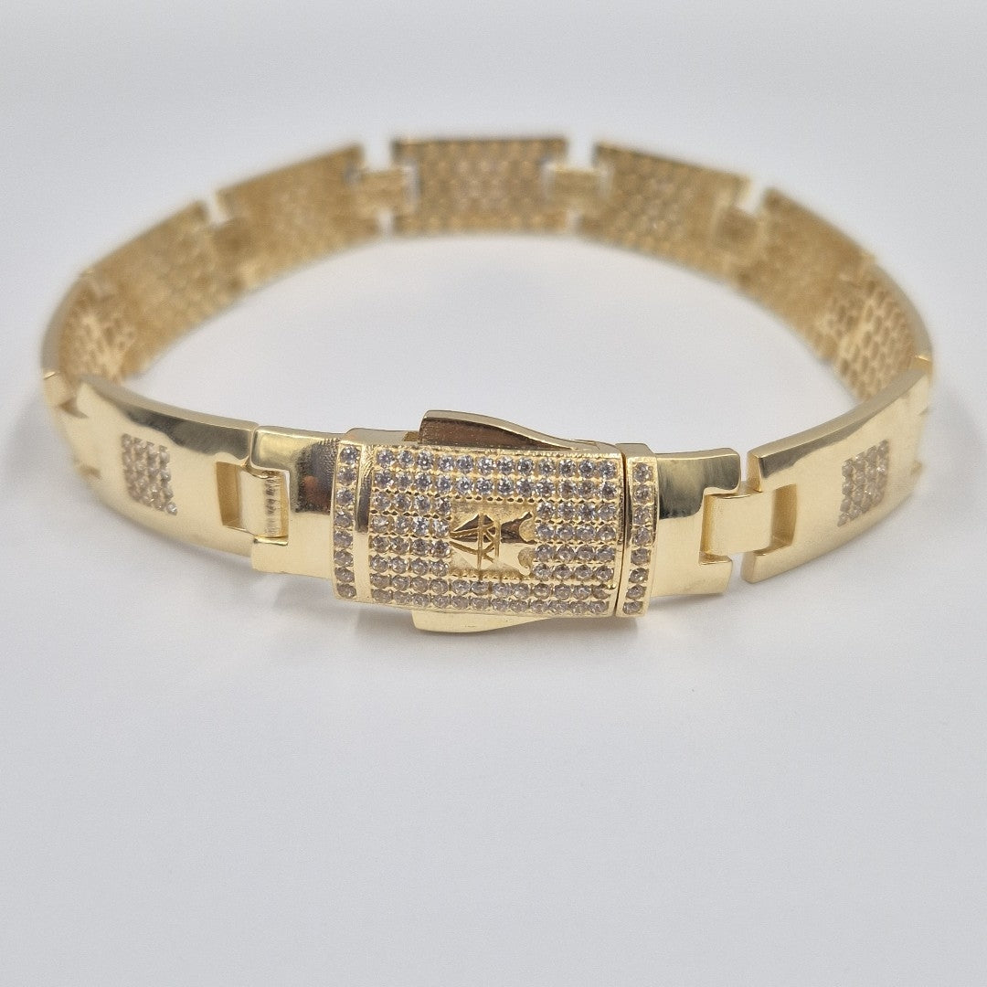 PULSERAS CABALLERO ORO 14K 18.3 (NUEVO)