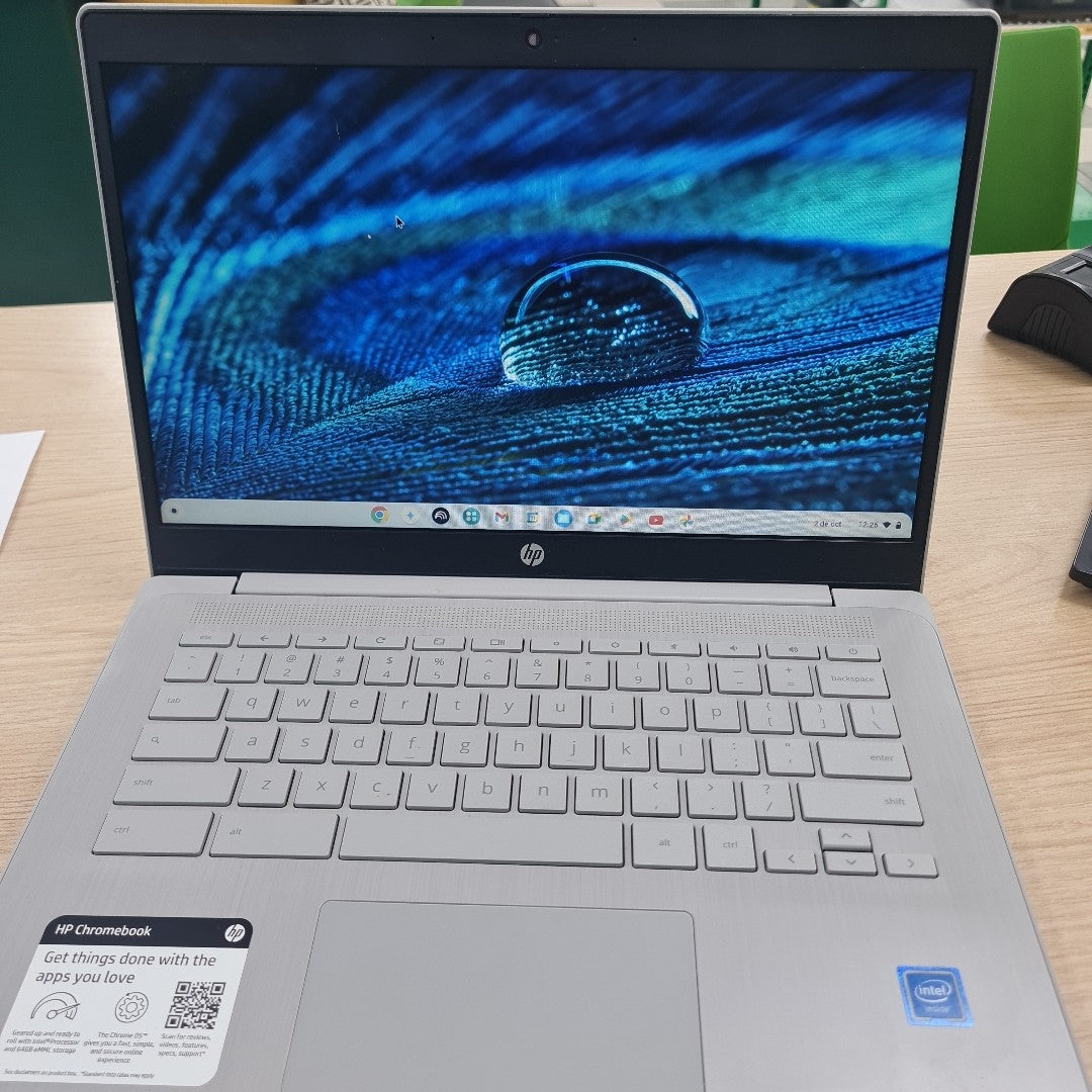 LAPTOP HP CHROMEBOOK 14A-NE0013DX (2023) 64 GB 4GB EN RAM                                                                                           (SEMINUEVO)