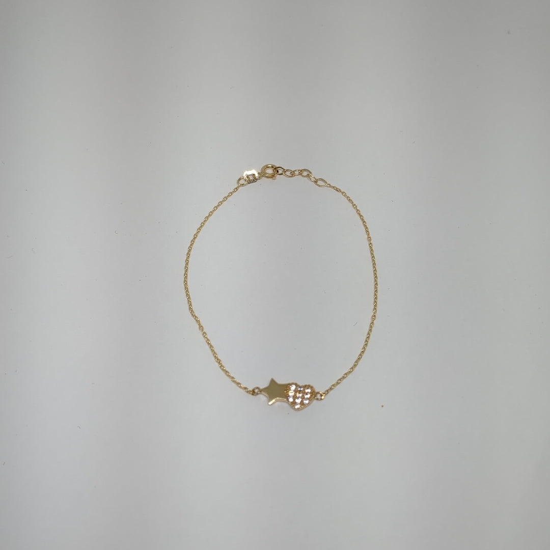 PULSERAS DAMA ORO 14K 1.3 (NUEVO)