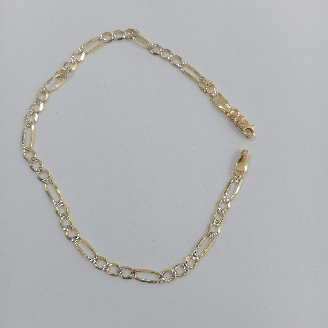 PULSERAS CABALLERO CARTIER 3*1 DIAMANTAD ORO 14K 3 (NUEVO)
