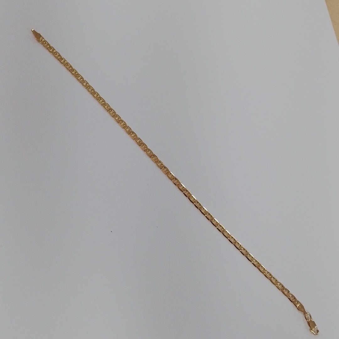 PULSERAS CABALLERO GUCCHI ORO 14K 4.4 (NUEVO)