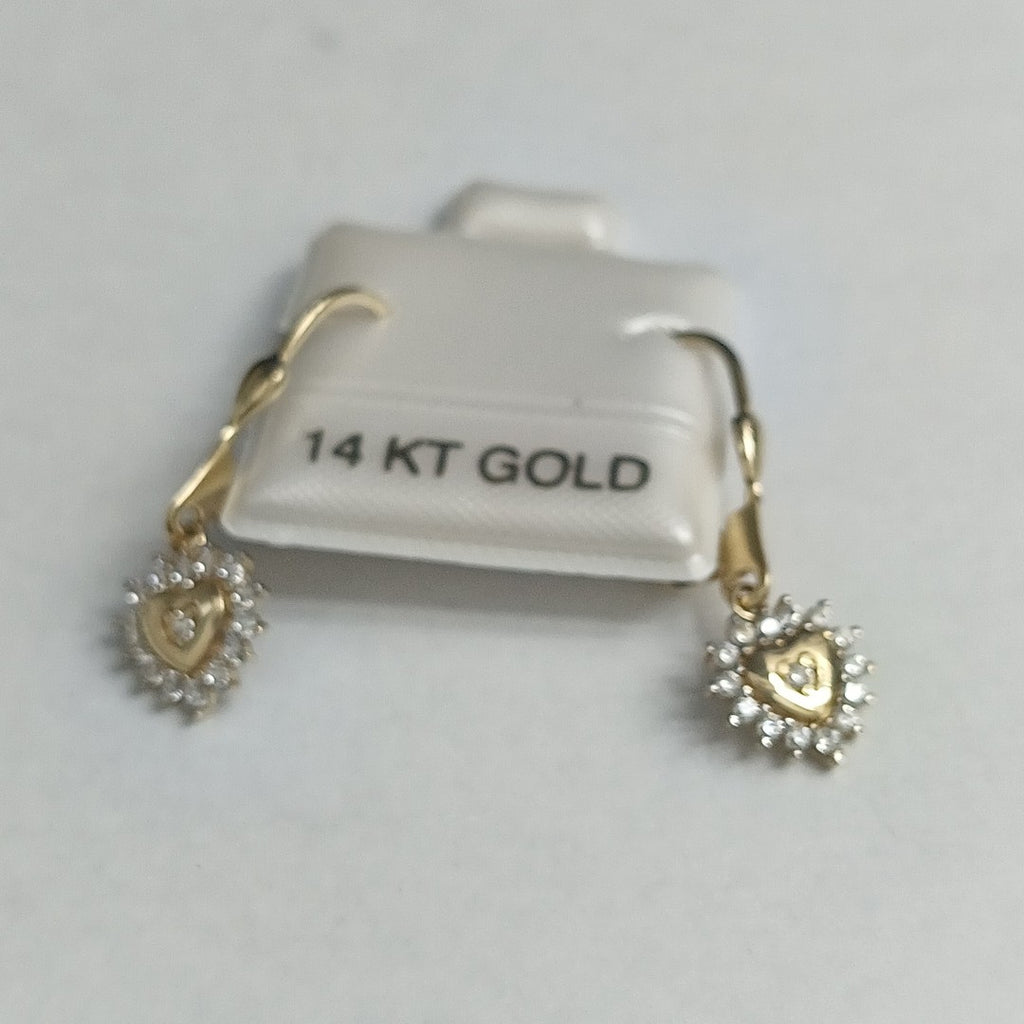 PAR ARETES ORO 14K 2.2 (NUEVO)