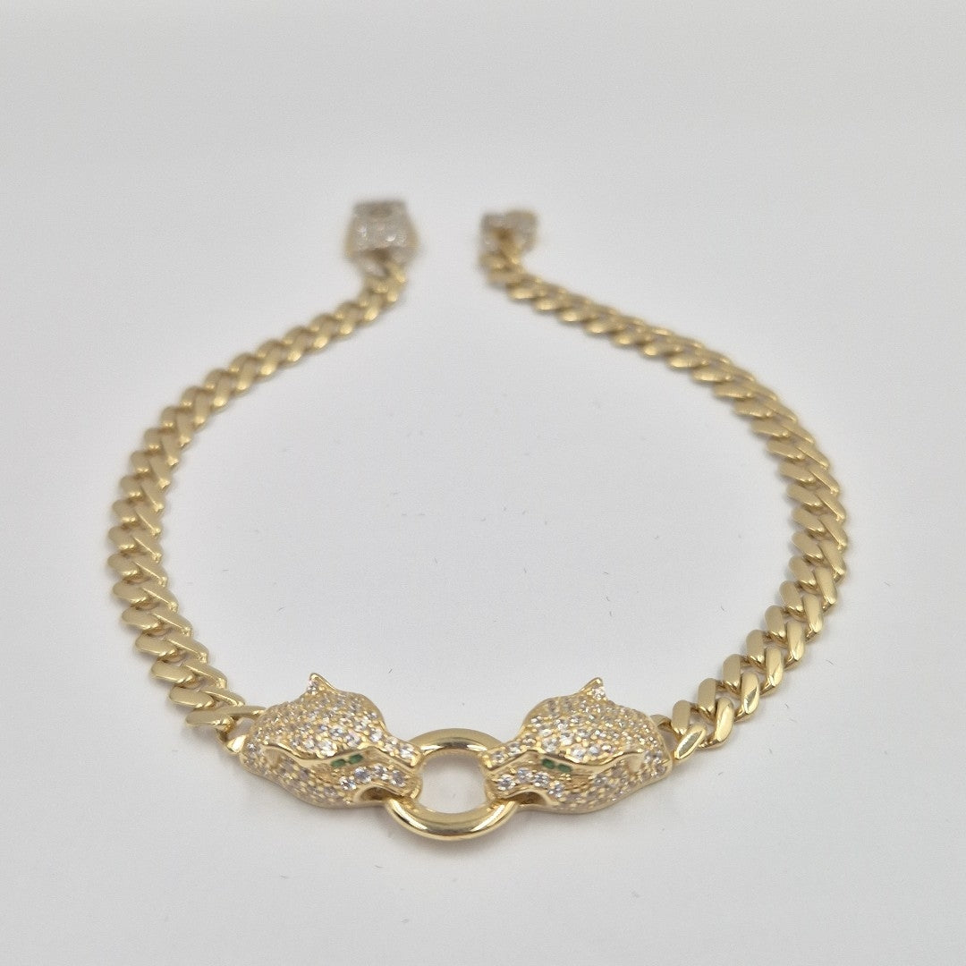 PULSERAS CABALLERO ORO 14K 9.1 (NUEVO)