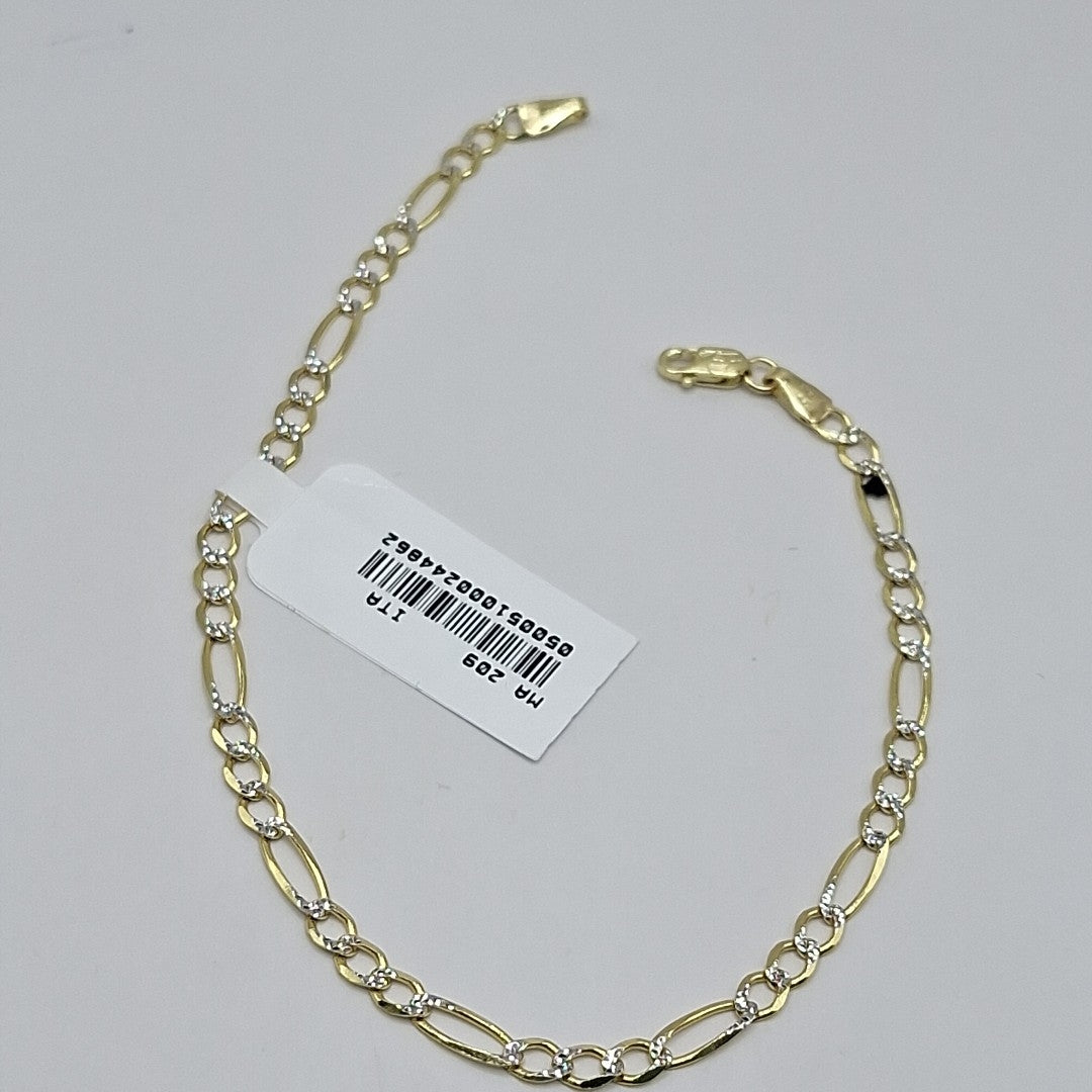 PULSERAS CABALLERO CARTIER 3*1 DIAMANTAD ORO 14K 3 (NUEVO)