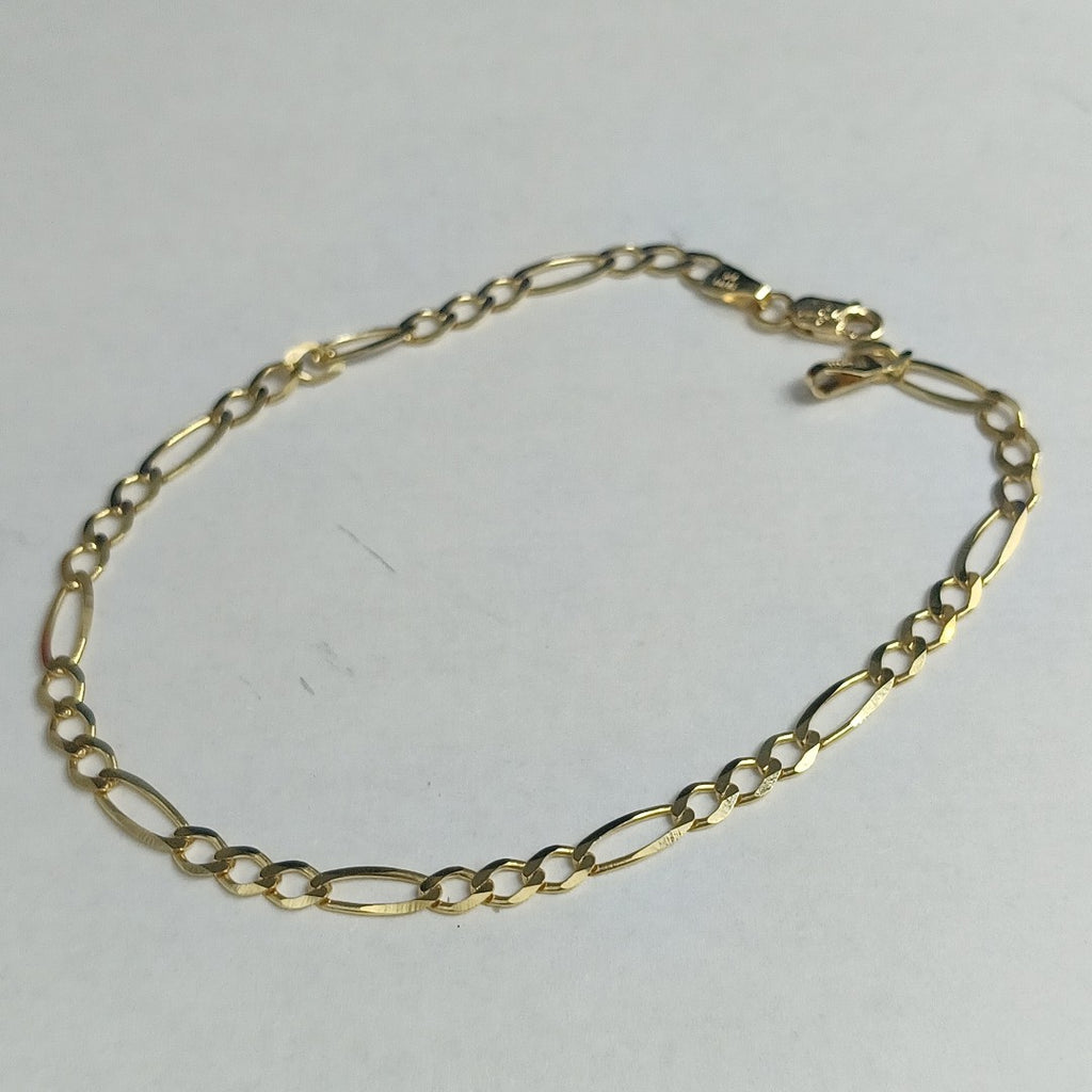 PULSERAS CABALLERO CARTIER 3*1 AMARILLA ORO 14K 3 (NUEVO)