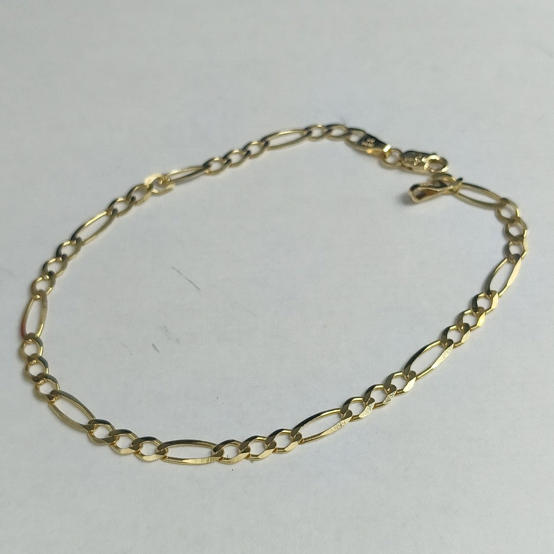 PULSERAS CABALLERO CARTIER 3*1 AMARILLA ORO 14K 3 (NUEVO)