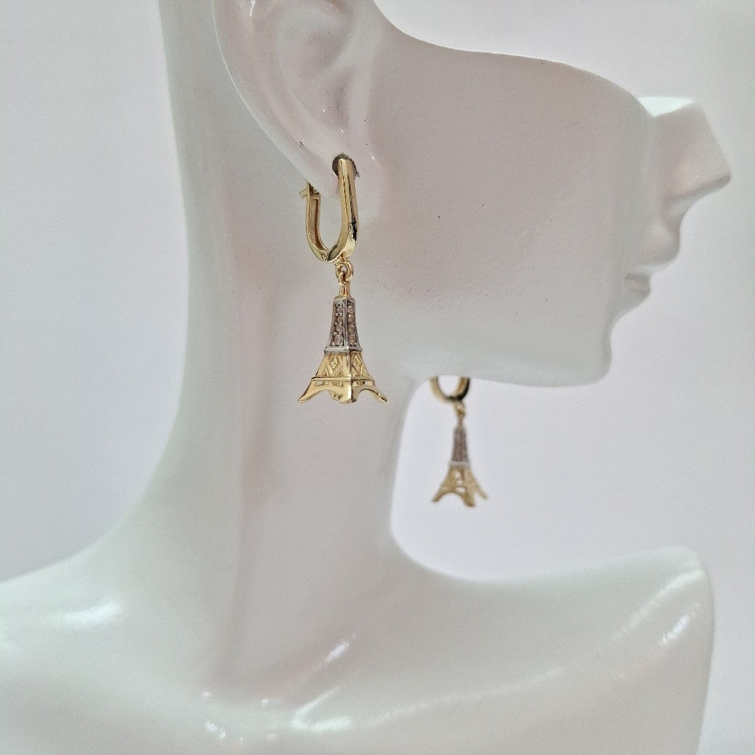 BROQUELES ORO 14K 3.3 (NUEVO)