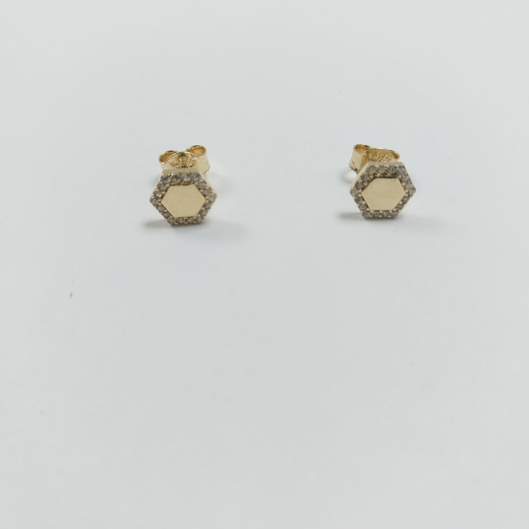 BROQUELES ORO 14K 1.5 (NUEVO)