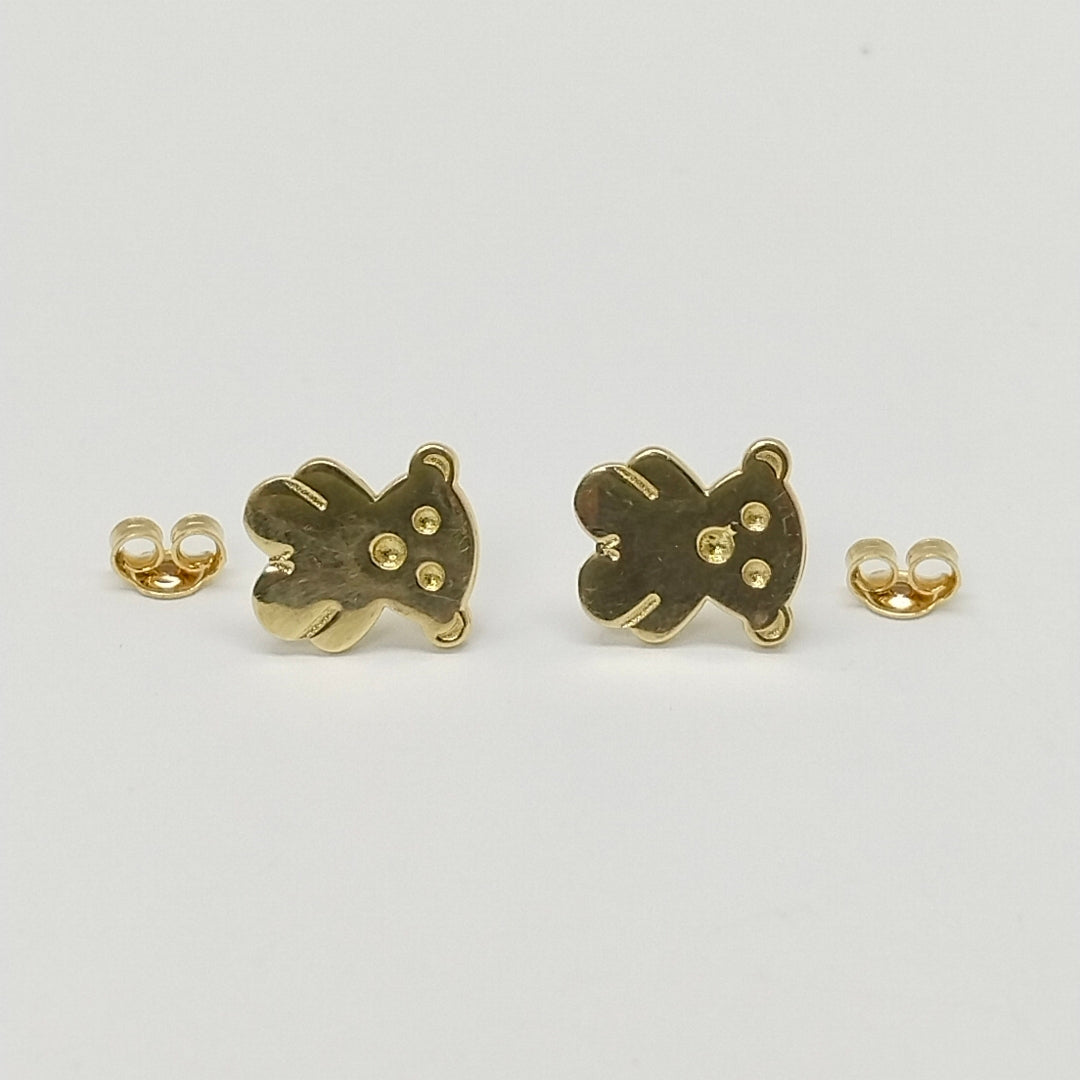 BROQUELES ORO 14K 1.6 (NUEVO)