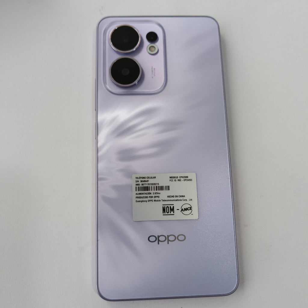 CELULAR OPPO  RENO 13F 5G CPH2699 (2025) 256 GB 12 GB RAM (SEMINUEVO)