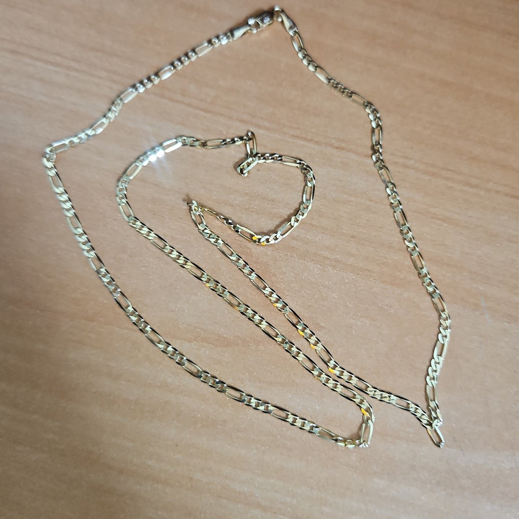 CADENAS CARTIER 3*1 AMARILLA ORO 14K 5 (NUEVO)