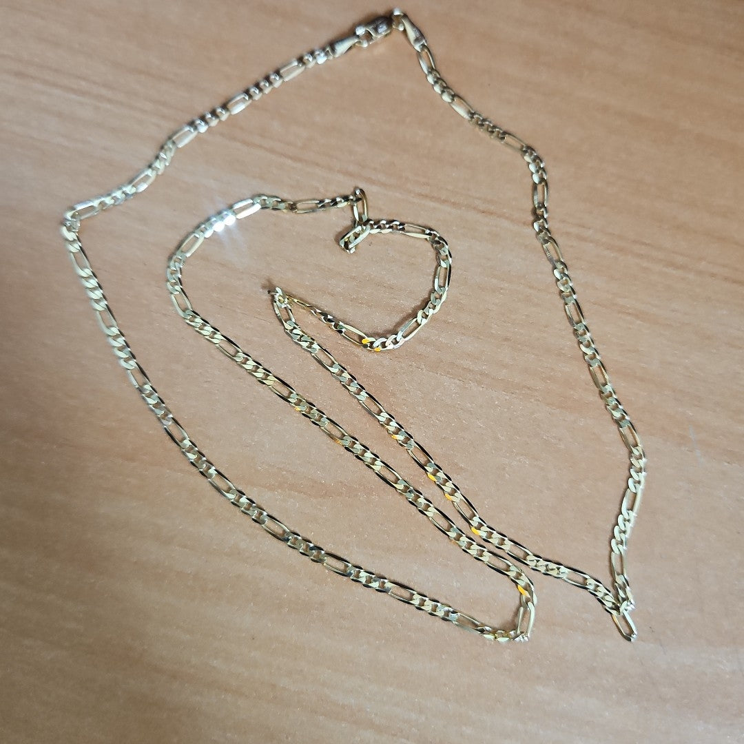 CADENAS CARTIER 3*1 AMARILLA ORO 14K 5 (NUEVO)