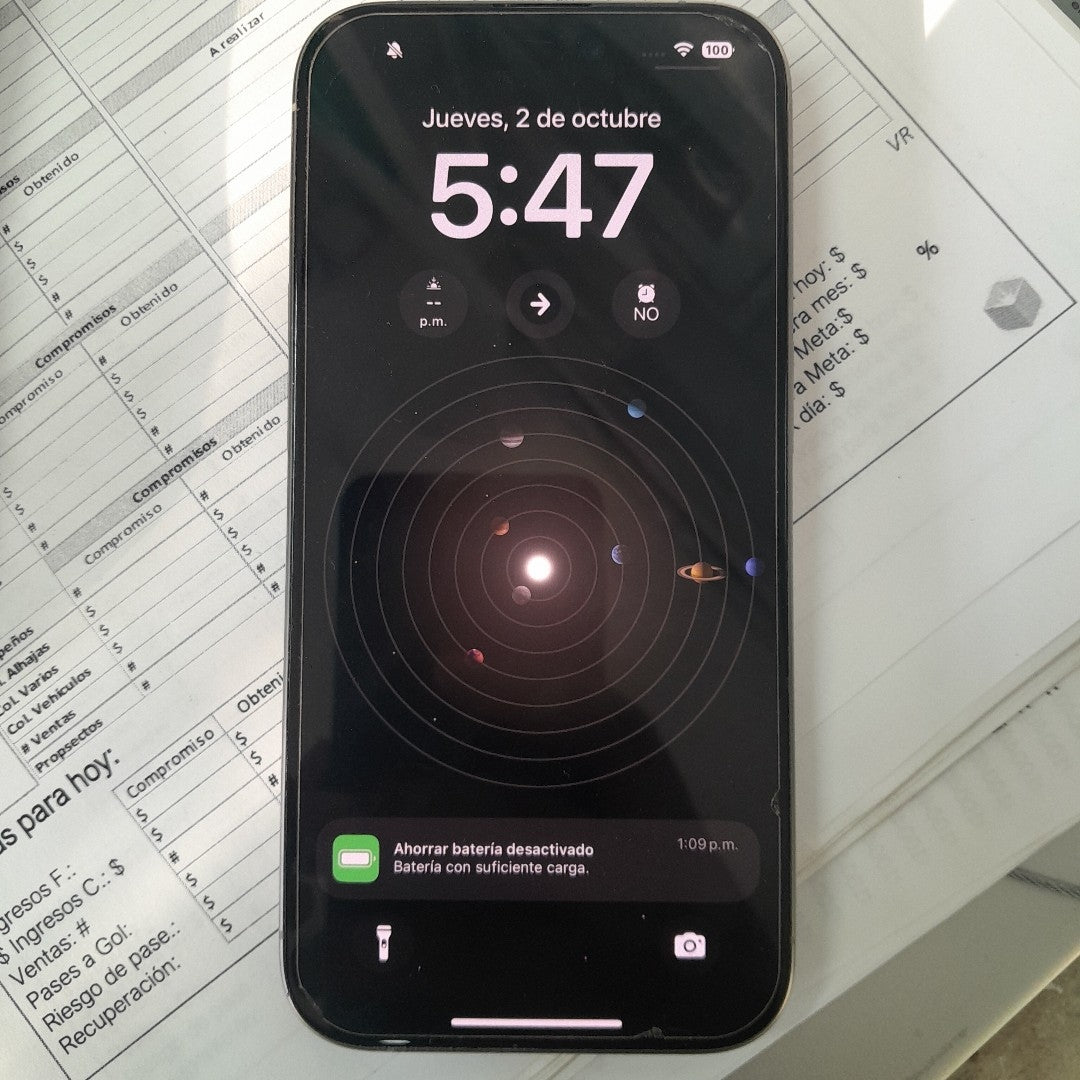 CELULAR APPLE IPHONE 15 PRO A3101 128 GB 8 GB RAM (SEMINUEVO)