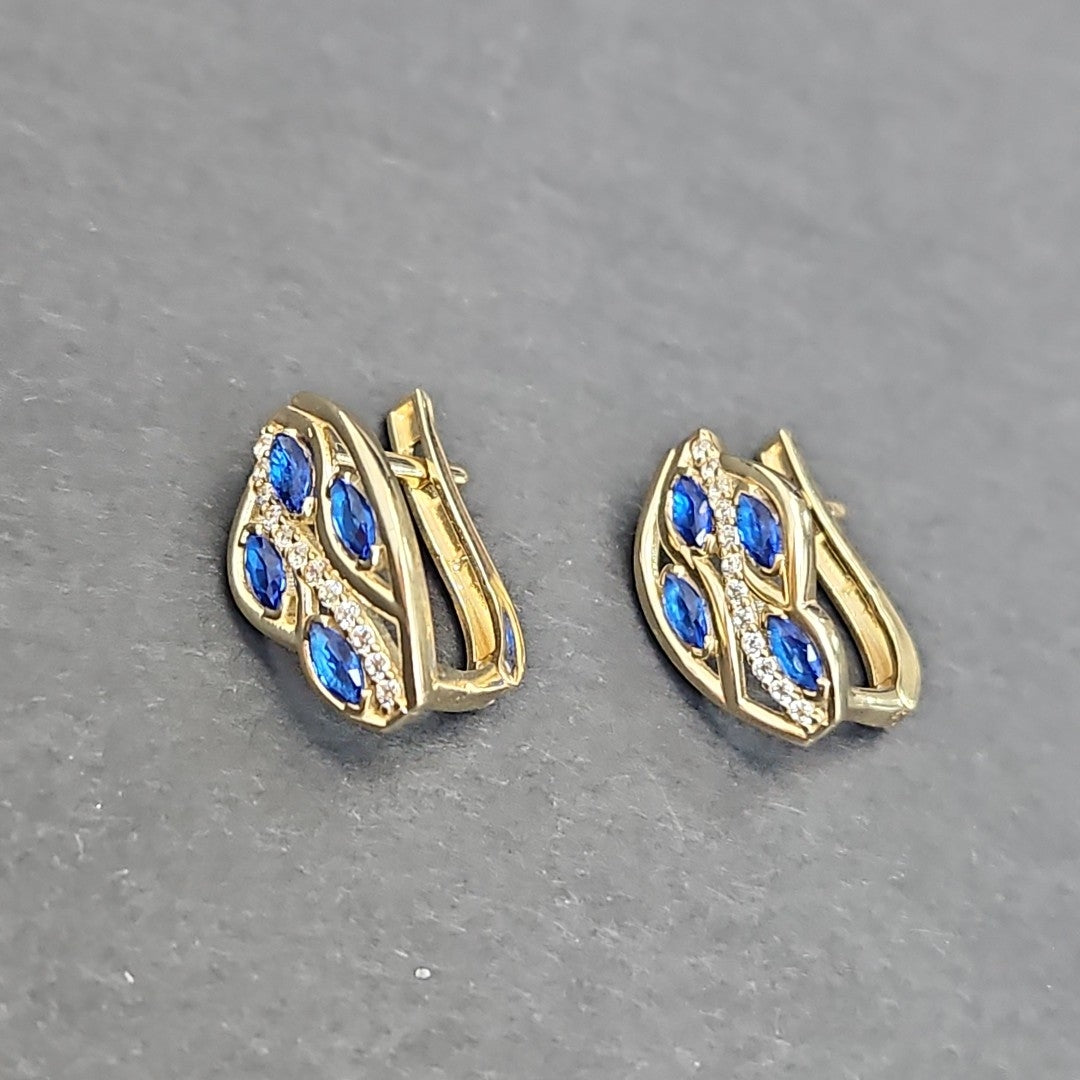BROQUELES ORO 14K 3.7 (NUEVO)