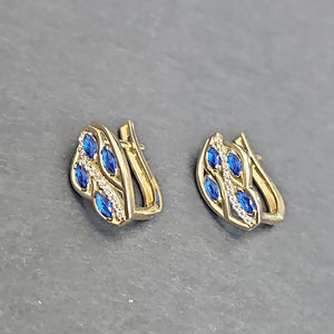 BROQUELES ORO 14K 3.7 (NUEVO)
