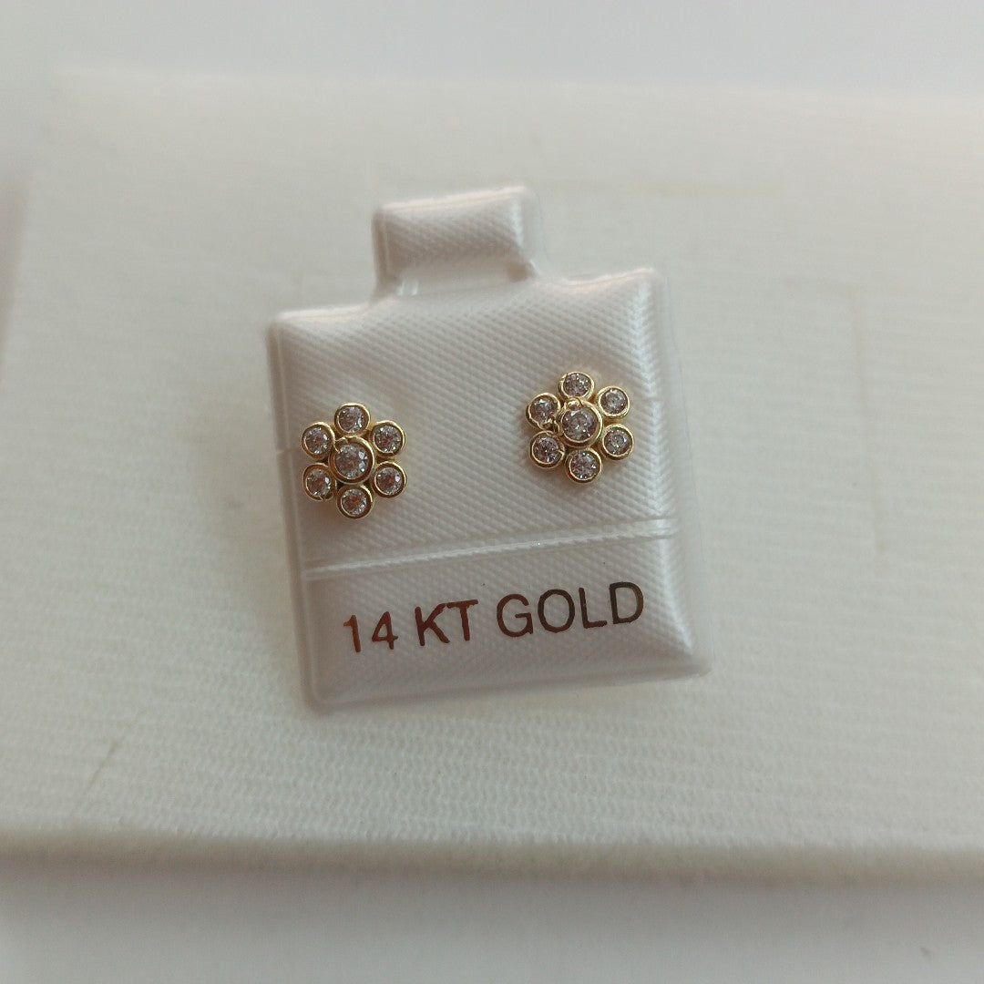 BROQUELES ORO 14K 1.2 (NUEVO)
