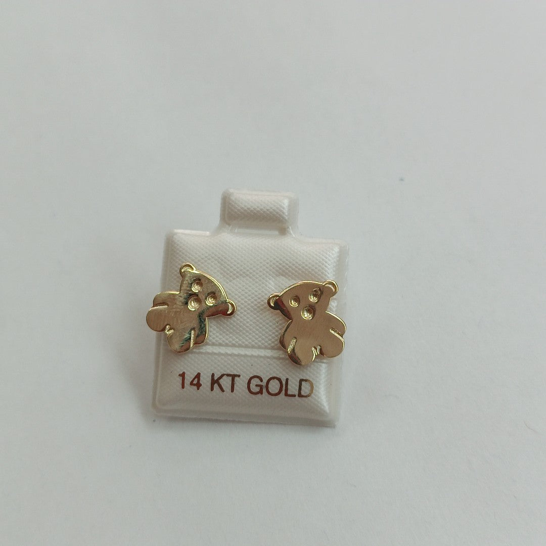 BROQUELES ORO 14K 1.5 (NUEVO)