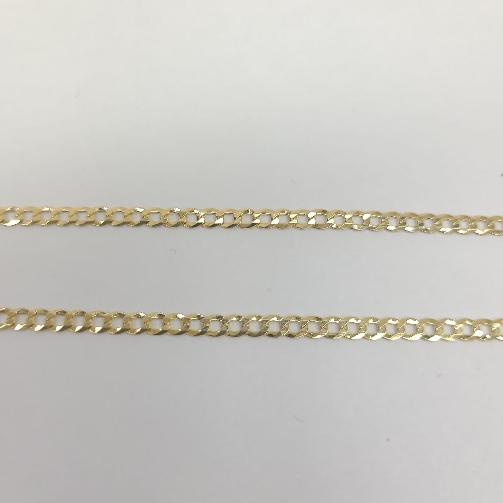 CADENAS BARBADA AMARILLA ORO 14K 7.8 (NUEVO)