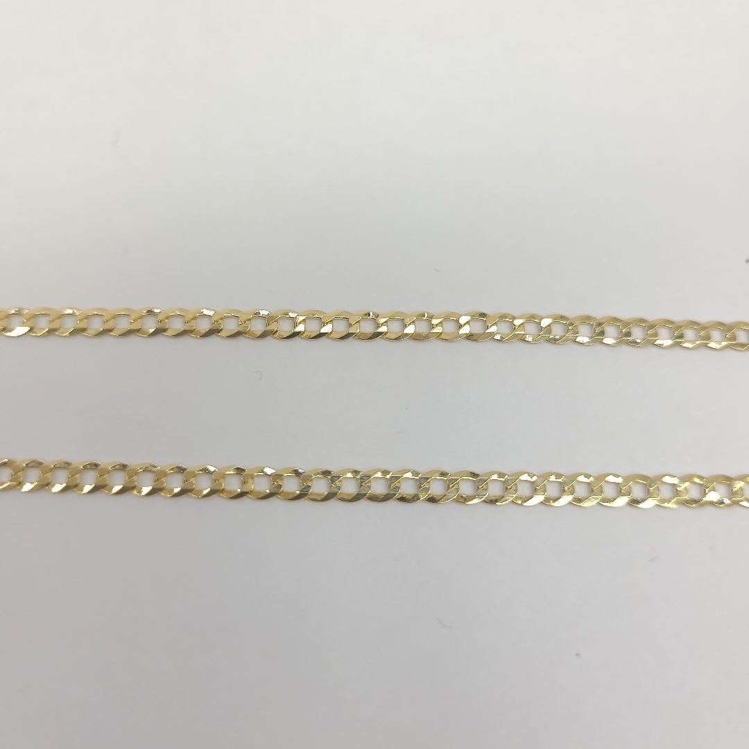 CADENAS BARBADA AMARILLA ORO 14K 7.8 (NUEVO)