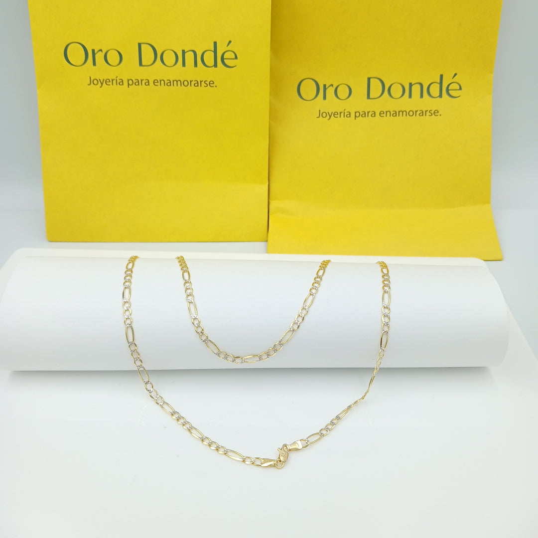 CADENAS CARTIER 3 1 DIAMANTADA ORO 14K 7.9 (NUEVO)