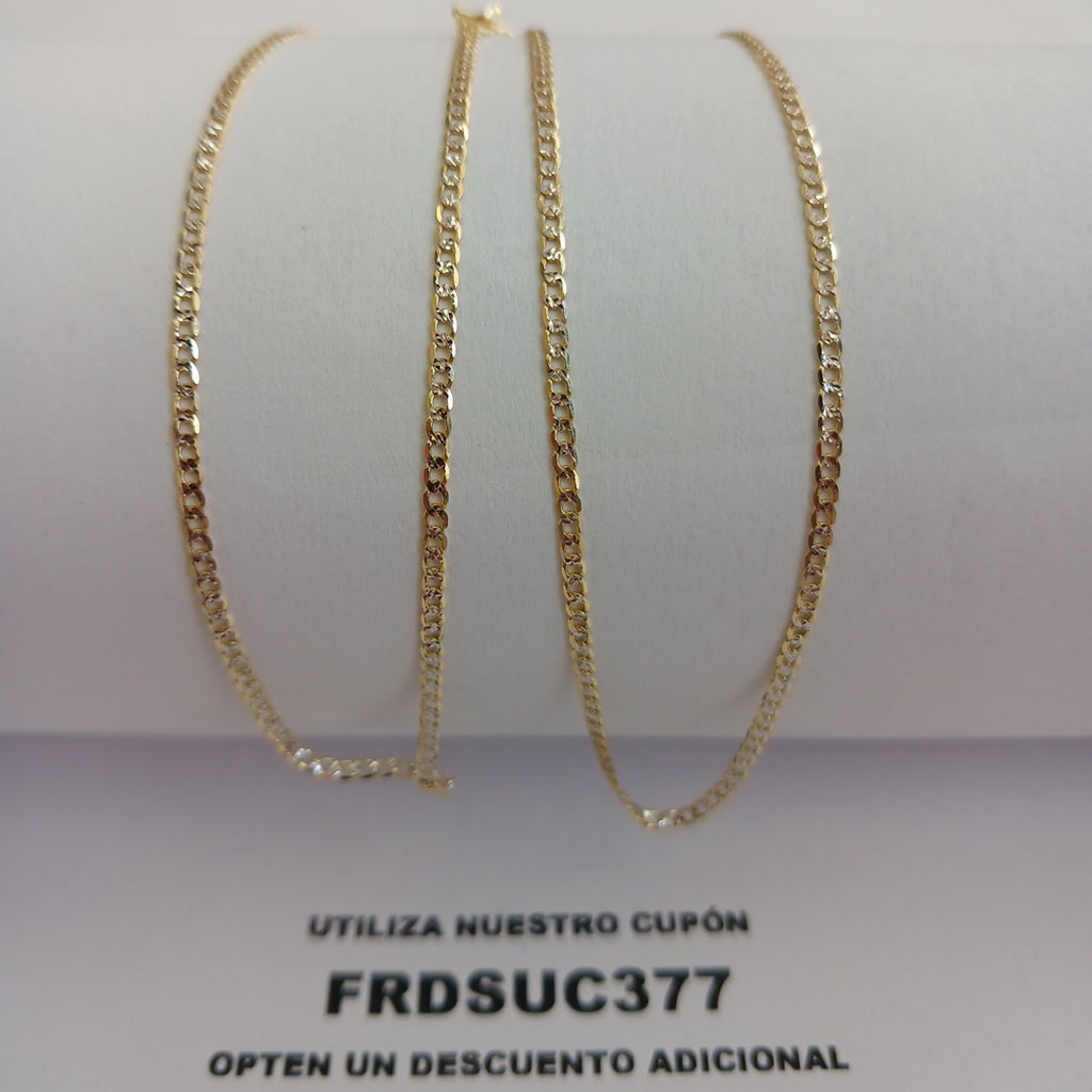 CADENAS BARBADA AMARILLA ORO 14K 2 (NUEVO)