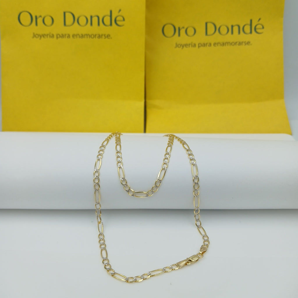 CADENAS CARTIER 3 1 DIAMANTADA ORO 14K 7.2 (NUEVO)