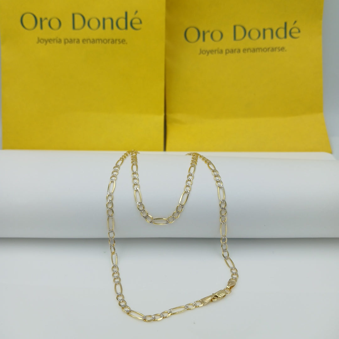 CADENAS CARTIER 3 1 DIAMANTADA ORO 14K 7.2 (NUEVO)