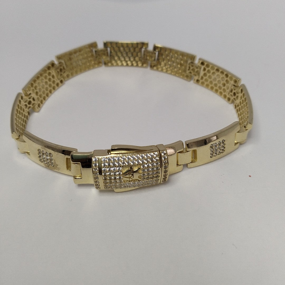PULSERAS CABALLERO ORO 14K 17.4 (NUEVO)