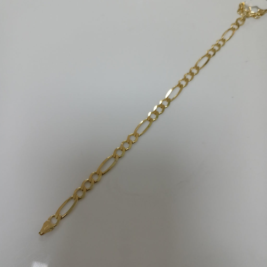 PULSERAS CABALLERO CARTIER 3 1 AMARILLA ORO 14K 6.4 (NUEVO)