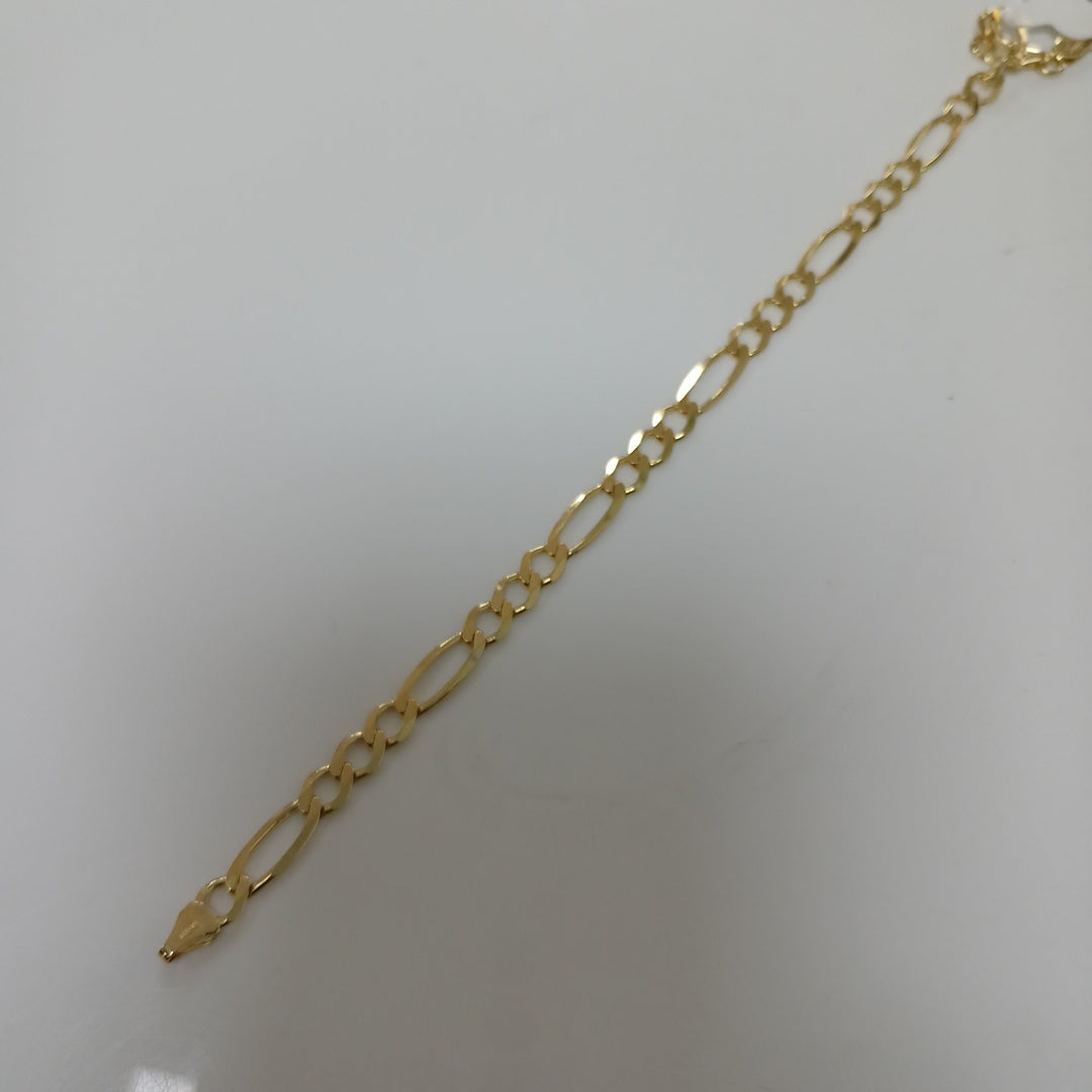 PULSERAS CABALLERO CARTIER 3 1 AMARILLA ORO 14K 6.4 (NUEVO)