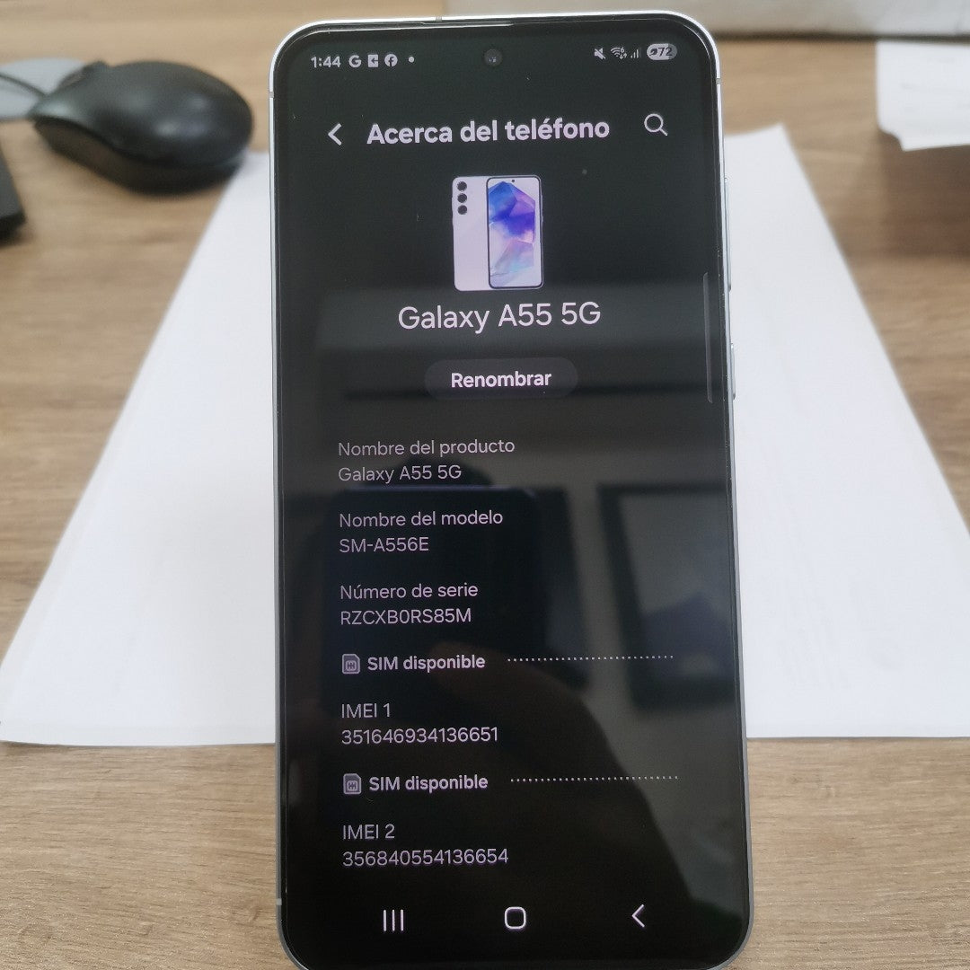 CELULAR SAMSUNG GALAXY A55 5G SM-A556E (2024) 256 GB 8 GB RAM (SEMINUEVO)