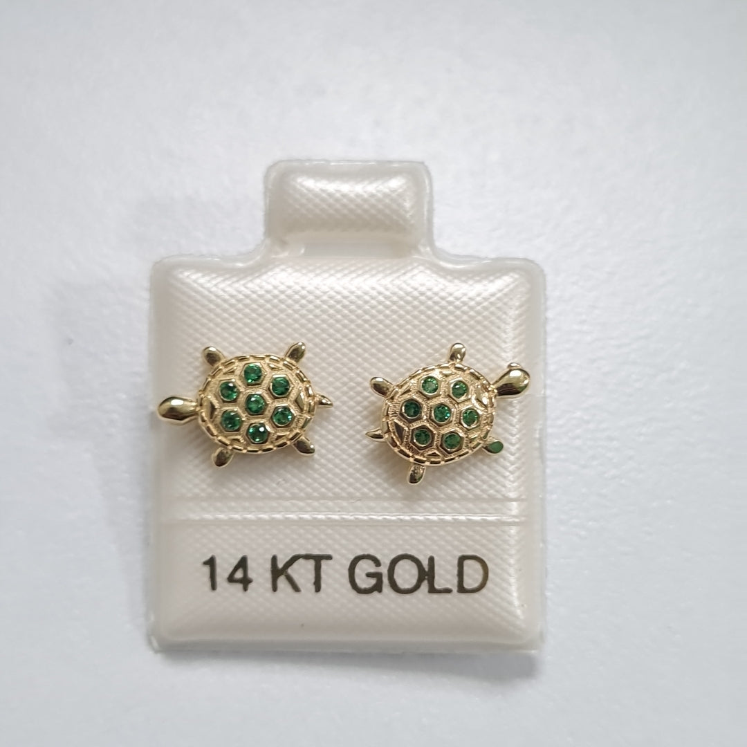 BROQUELES ORO 14K 1.3 (NUEVO)